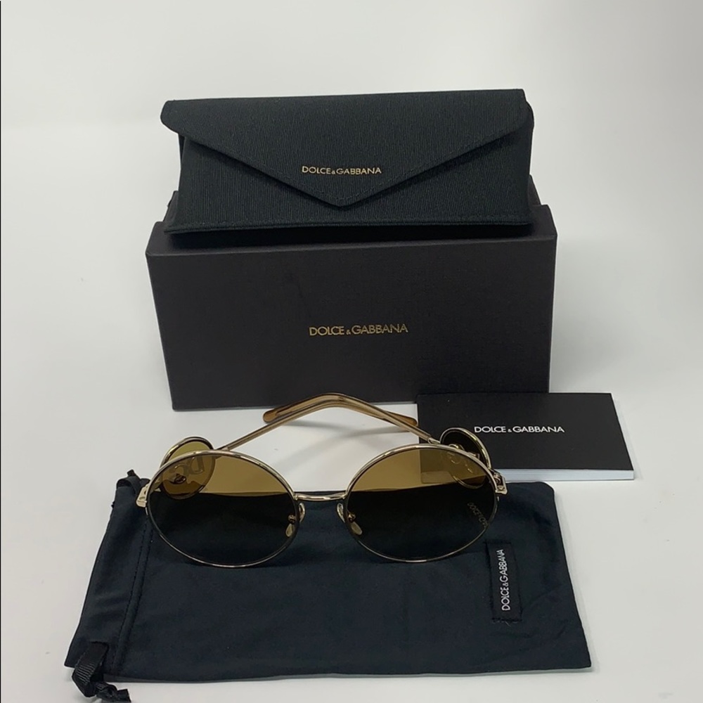 Dolce & Gabbana Large Round Sunglasses - Picture 6 of 6